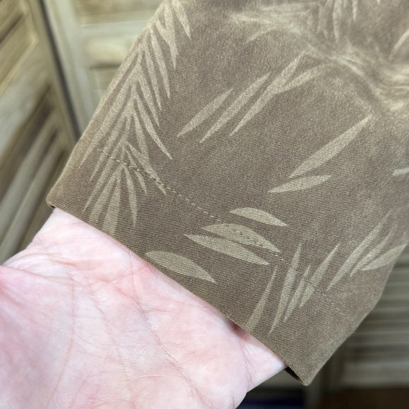 r&k originals Brown Leaf Long Sleeve Jacket Dress Pants Top Suede Feel XL - Picture 2 of 14